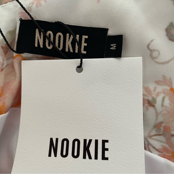 New! Nookie Utopia White Orange Floral Print Jumpsuit - 37699 - Picture 12 of 14